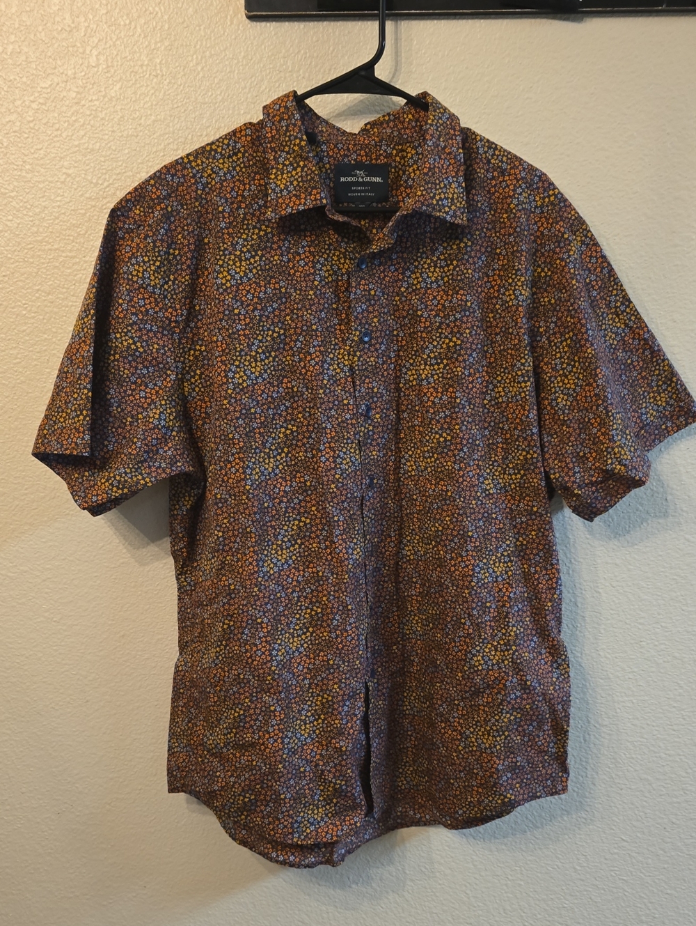 Rodd & Gunn Multicolor Floral Short-Sleeve Button-Down Shirt